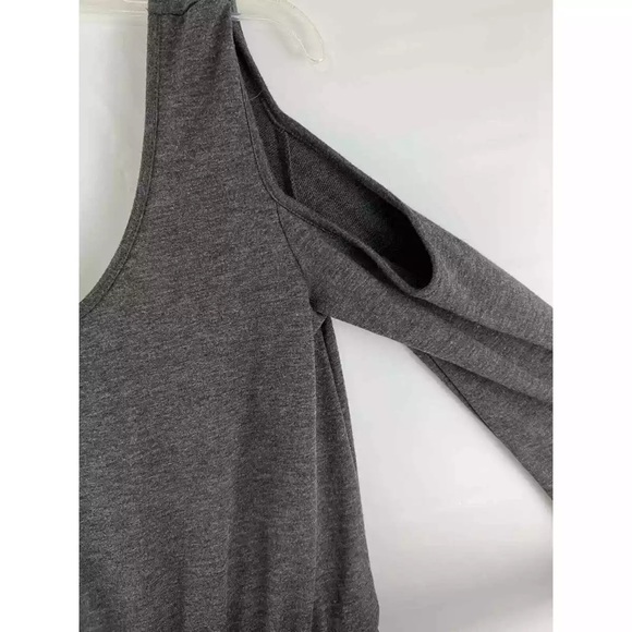 VENUS Women's Dark Grey Jumpsuit Romper One Piece Cold Shoulder (Size Large) - Picture 5 of 6